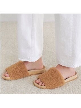 Jenni Kayne Women's Shearling Slide Sandal Size 8